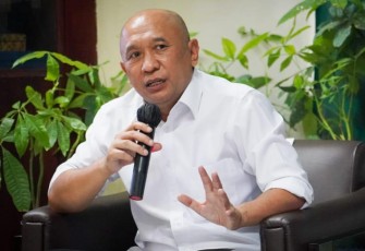 MenkopUKM saat acara wellness di Universitas Hindu Indonesia Bali. Jum'at (06/05/2022)