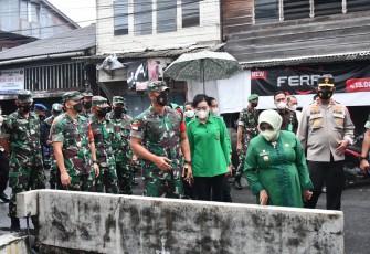Danrem 033/WP, Brigjen TNI Jimmy Ramoz Manalu, S.Hub, Int, saat menghadiri pembukaan TMMD ke-113 Kodim 0315/Tanjungpinang, Rabu (11/5/2022)