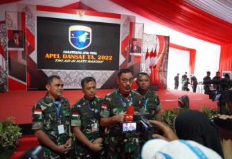 Pangdam XII/Tpr buka apel Dansat jajaran Kodam XII/Tpr