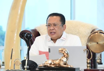 Sosialisasi empat pilar melalui vidcon bersama ILUNI UIN Imam Bonjol