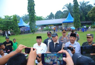 Bupati Labura usai Tinjau Pelaksanaan Pilkades Serentak