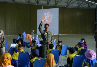 Edukasi dirgantara lanud Sultan Hasanuddin 