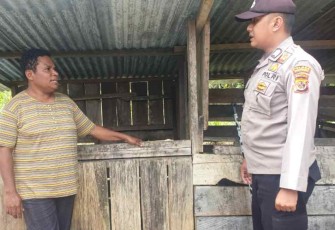 Berikan penyuluhan spot ternak babi bapak Yanius