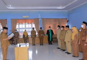 Pelantikan 13 pejabat fungsional.