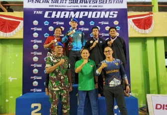 Anggota Pomdam meraih atlit pencak silat terbaik