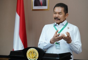 Jaksa Agung RI saat menyampaikan amanat dalam Munaslub PJI di Jakarta 