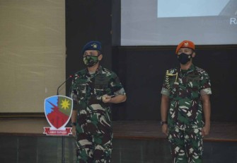 Danlanud saat memimpin sertijab Kadisops Lanud Supadio