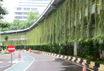 Destinasi wisata green garden kantor pusat kementerian PUPR