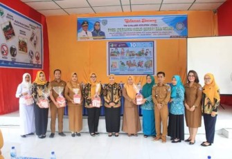 Ketua PKK Labuhanbatu saat Hadiri Kegiatan Lomba PHBS