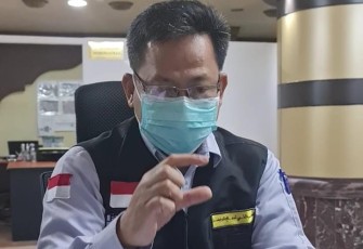 dr Edi Supriyatna saat memberikan keterangan himbauan untuk jamaah haji di Mekkah 