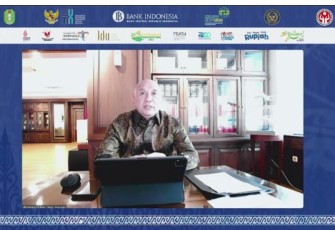 MenkopUKM saat virtual bersama Gubernur Kalbar