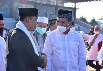 Wakasal usai salat idul adha di lapangan bola Kolat Armada I Jakarta
