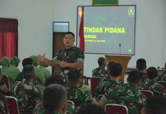 Penyuluhan hukum prajurit Korem 071/Wijayakusuma 