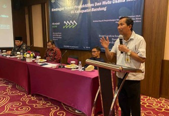 Sosialisasi pendampingan pelaku UMKM di Soreang Bandung