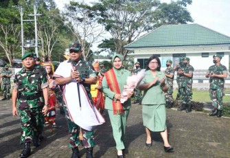 Danrem 142/Tatag saat berkunjung di Kodim 1428/Mamasa