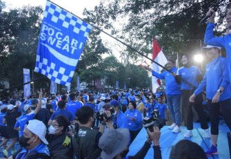 Ridwan Kamil saat membuka Pocari Sweat Run Indonesia 2022