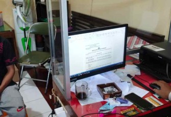 RS (38) saat BAP di Satreskrim Polresta Banyumas 