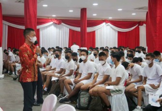 Pelaksanaan tes kesehatan di RS Bhayangkara Brimob Kelapa Dua Depok 