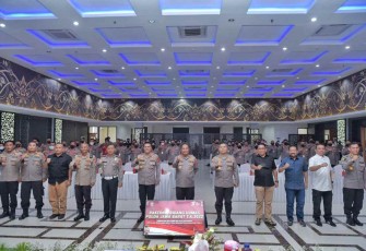 Foto bersama Rakernis Humas Polda Jabar