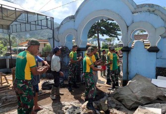 Rehab masjid di kawasan wisata Telomoyo Magelang