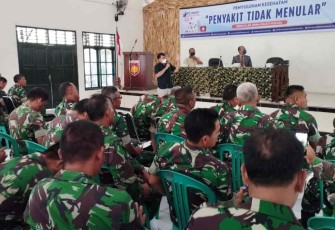Penyuluhan kesehatan prajurit Kodim 0720/Rembang