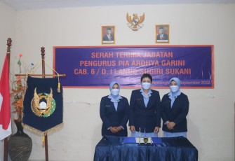 Pengurus Pia Ardhya Garini Cabang 6 Daerah I Lanud Sugiri Sukani
