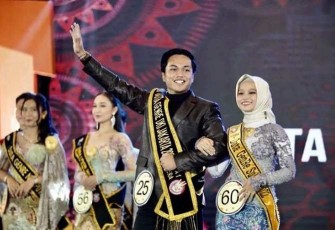 Dokumentasi: Gavra Arkananta (kiri) di Acara Malam Puncak Apresiasi Duta Genre dan Jambore Ajang Kreatifitas Remaja Tingkat Nasional, 2022.