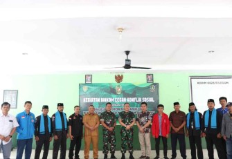Foto bersama peserta Binkom Kodim 0623/Cilegon 