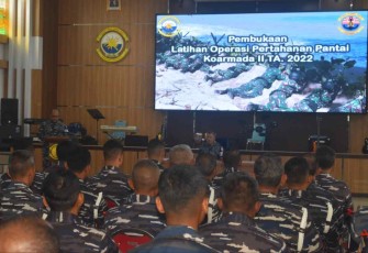 Latihan operasi pantai Koarmada II resmi dibuka. Surabaya, Jum'at (7/10)