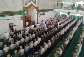 Sholat ghaib di Setukpa Lemdiklat Polri Sukabumi 