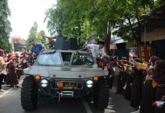 Kirab Merah Putih Pekalongan Jum'at (7/10)