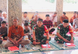 Satgas Yonif 511/DY gelar maulid nabi Muhammad SAW di perbatasan 