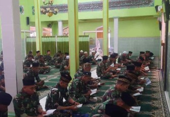 Maulid Nabi Muhammad SAW di Yonif 511/DY Blitar, Rabu (12/10)