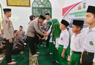 Peringatan Maulid Nabi Muhammad SAW Polrestabes Medan 
