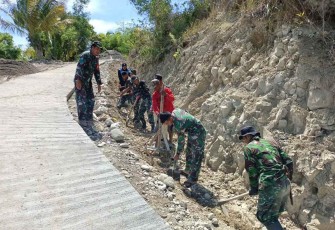 Pembangunan jalan TMMD 