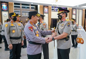 Kapolri Jenderal Listyo Sigit Prabowo usai lantik Kapolda