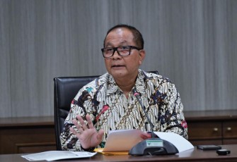 SeskemenkopUKM Arif Rahman saat konferensi pers di Jakarta 