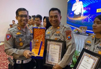 Polres Pasuruan Kota menerima penghargaan Kawasan Tertib Berlalu Lintas