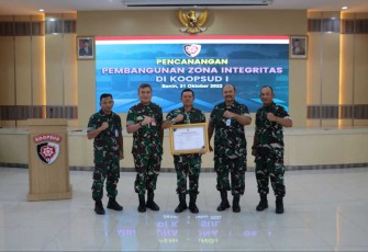 Pencanangan Pembangunan Zona Integritas di Koopsud I