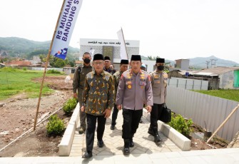 Kapolri Jenderal Listyo Sigit Prabowo saat peresmian RSMBS di Bandung 