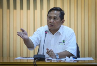 Ahmad Zabadi saat memberikan keterangan pers di Jakarta 