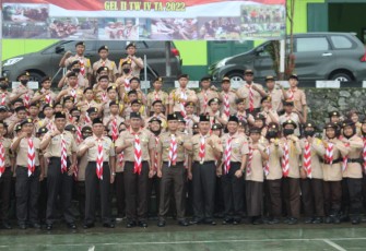  Saka Wira Kartika gelar perkemahan di barak latihan TNI AD Bantir Jateng