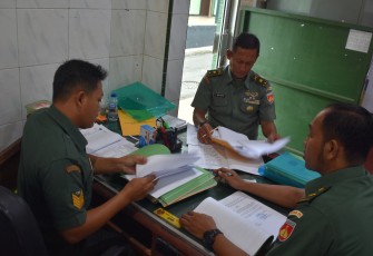 Kunjungan pengawasan Audit Itjenad TA. 2022 Korem 073/Makutarama 