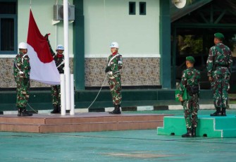 Upacara bendera 17-an Korem 181/PVT