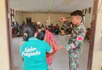 Posyandu Ibu dan Anak di Perbatasan 