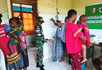 Posyandu balita satgas Yonif 511/DY