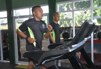 Jaga kesehatan prajurit Korem 073/Mkt dengan olahraga 