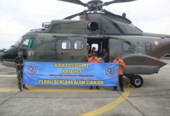 Bantuan Kemanusiaan Pangkoopsud I untuk Korban Bencana Gempa Cianjur 
