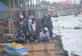Lomba mancing HUT Korem 101/Antasari Ke-61