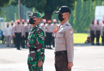 Pendidikan dan Pelatihan Integrasi TNI - Polri 2022 di SPN Batua Polda Sulsel, Senin (12/12)